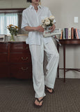 Ice Crease Wide Slacks