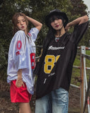 88 Sporty Metal Jersey Short Sleeve T-shirt