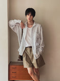 Centi Tri Pocket Stripe Shirt