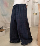 Proki Banding Flower Brushed Wide Pants