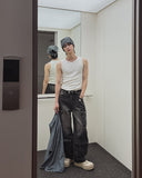 Mount multi cargo denim pants