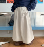 Dinku Banding Ribbon Long Skirt