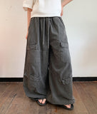 [unisex] Paple Summer Pigment Cargo Wide Pants