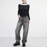 Ray Wide Denim Pants