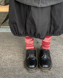 Shuhi Stripe Rib Knee Socks