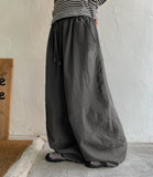 [unisex] Mekito Curved Nylon Balloon Pants