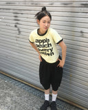 Beyou Lettering Ringer Short Sleeve T-Shirt