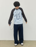 DOT PONY Vintage Raglan Long Sleeve T-Shirt