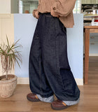 Koinu Raw Balloon Wide Non Fade Denim Pants