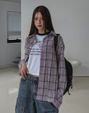 May Loose Fit Checkered Shirt