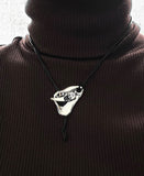 Metal biker necklace