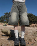 Root Bermuda Cargo Denim Pants
