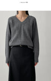 Demure V-neck Raglan Knit