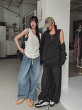 Rocky Big Wide Strap Balloon Denim