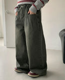 Dottio String Washing Wide Pants