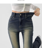 Straight Bootcut Span Denim Pants