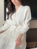 Elvia Lace Surgical Tiered Banding Skirt