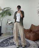 Rica Stripe Half Shirt