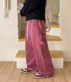 Bulkin brushed banding painter strap pants