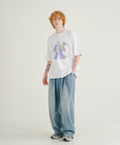 Cozy Slub Denim Banding Pants
