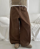 [unisex] Rurini wide cotton pants