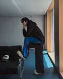 Pian Wide Color Matching Track Pants