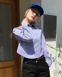 GRACE STRIPE CROP SH