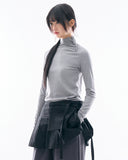 Nautic button-up ribbed top