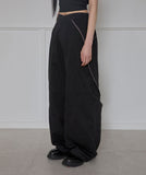 Asymmetrical Wide Pants