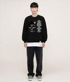 【Expend4bles X GRAVER】Skull Chart Sweatshirt