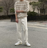 Needle stripe knit