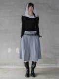 See-through cowl neck hood sleeveless