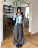 Teak Rivet Pocket Balloon Cotton Pants
