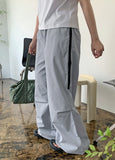 Fella Side Coloring Zipper Banding Pants