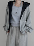 (Unisex) Duty Reversible Nylon Hood Zip-Up