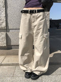 Hael Cotton Cargo Cut Wide Pants