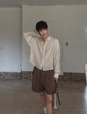 Enfree Drawing Crop Shirt