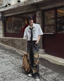 [LAN ARCHIVE] Destroyed Wide Denim Pants