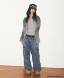 WIDE CARGO DENIM PANT