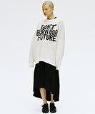 SALE★ Oversized Slogan Wool Knit Sweater