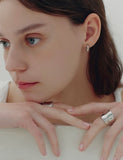 H Edition (W) Volume Core Earrings