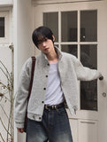 Merry Alpaca High Neck Cardigan