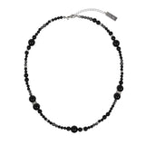 [LAN ARCHIVE] Black Glass Stone Necklace