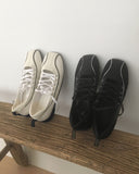 Apu Balletcore Flat Strap Leather Sneakers