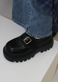 BUCKLE PLATFORM LOAFER