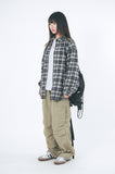 Daily heavy over glen check shirt