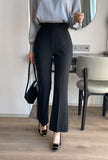 Slandy Banding Bootcut Slacks Pants
