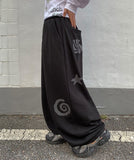 [unisex] Beulten Printing Training Banding Wide Pants