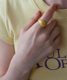 MARBLE HEART RING