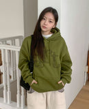 Talb Brushed Printing Over Hoodie